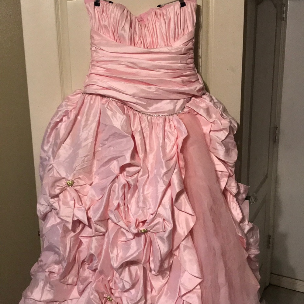 Pink sweet fifteen dress